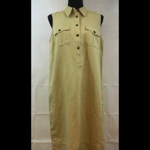 Lauren sleeveless shirt dress